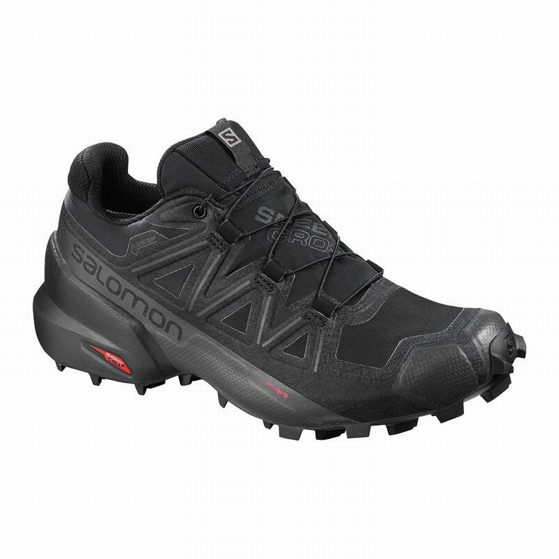 Chaussures De Trail Running Salomon Femme Noir - Salomon SPEEDCROSS 5 GORE-TEX - France (1680-WDQVH)